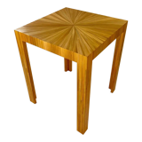 End of sofa straw marquetry