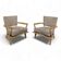 Pair of armchairs by Etienne Henri Martin