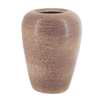 Convex purple vintage vase