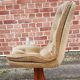 Serie de 6 chaises velours 1970