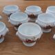 Pyrolux Lourioux porcelain soup bowls
