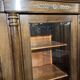 Empire Style Swan Neck Mahogany Bookcase with 4 Doors