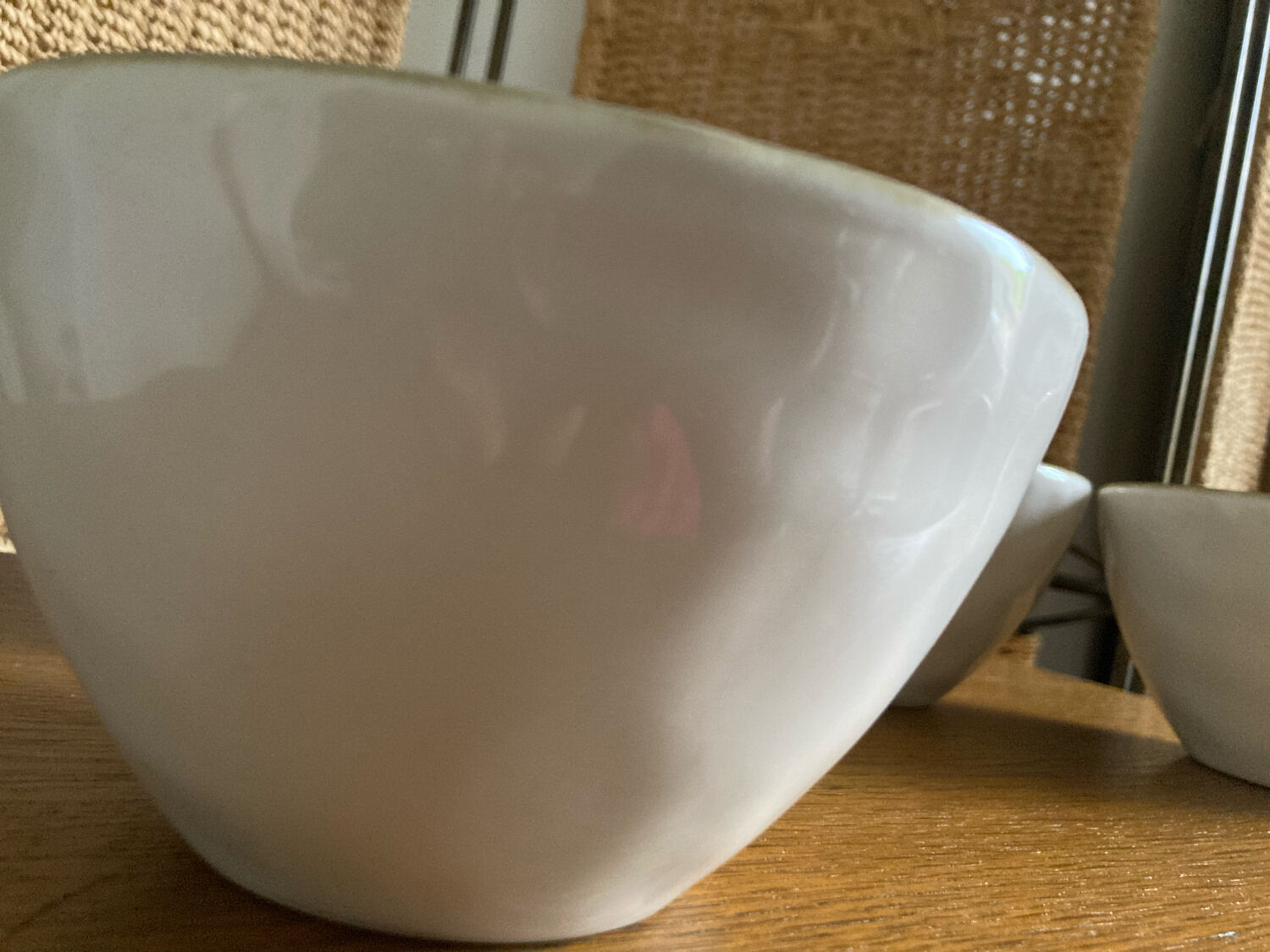 Set of four Maison du monde stoneware bowls