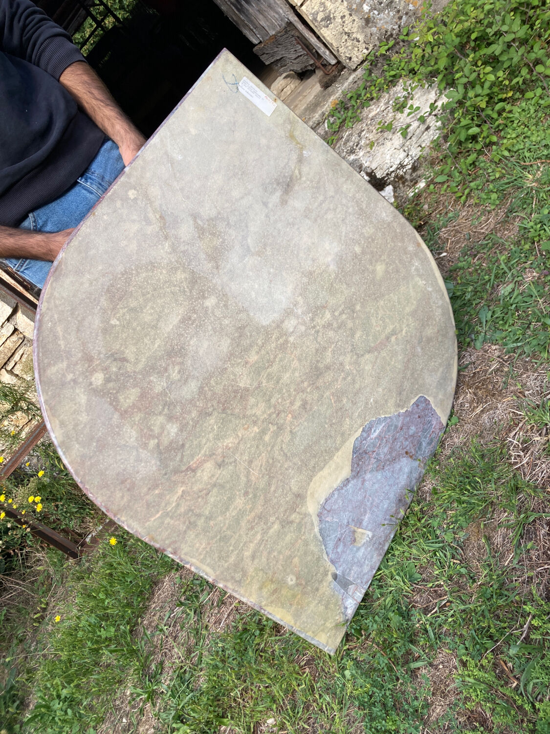 Marble coffee table Roche Bobois