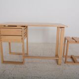 Desk and its stool dating from the 70s.