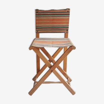Folding "sixties" beach chair