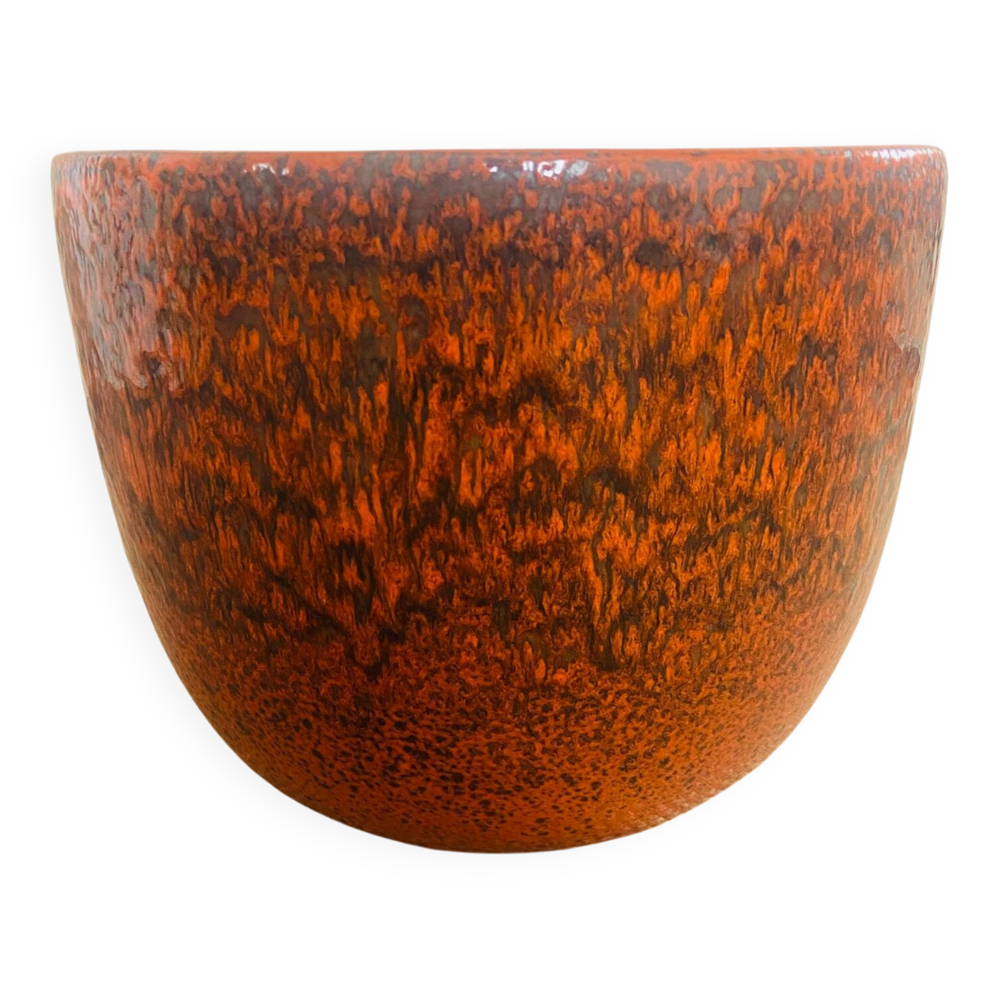 Italian ceramic plant pot from the 1970s