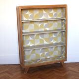 Bookcase of the 60s compass