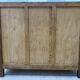 Antique Parisian buffet in oak and Carrara marble