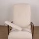 Large Scandinavian Teak Armchair with Ottomans by Folke Ohlsson for Westnofa 1960.