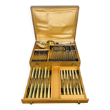 Deetjen silver metal cutlery set 39 pieces and 24 stainless steel knives