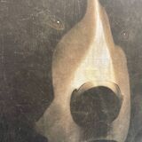 Canvas on oiled paper