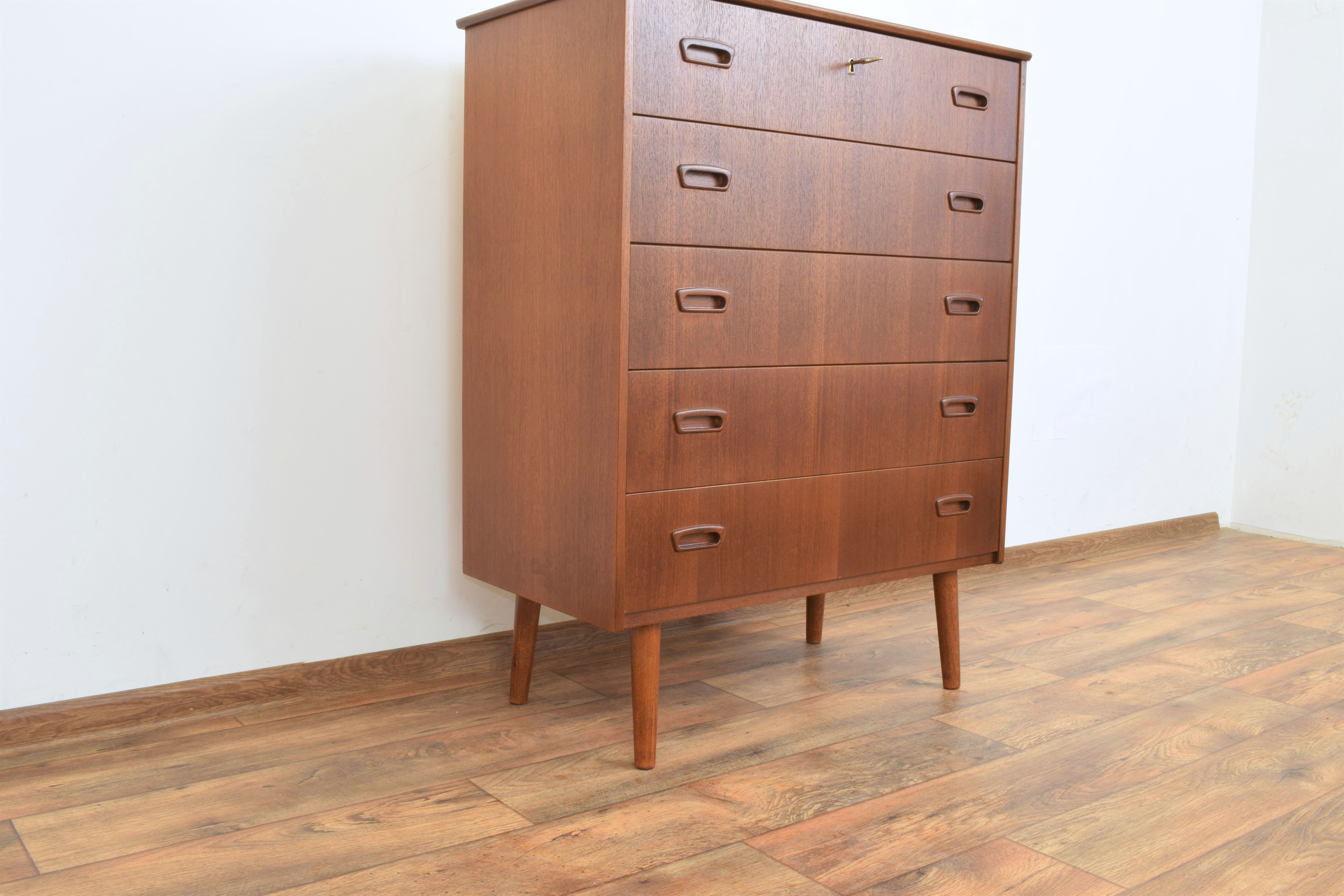 Danish teak chest of drawers