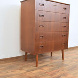 Danish teak chest of drawers