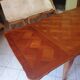 Table in solid cherry wood in Louis XV style.