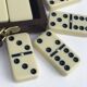 Game of dominos vintage compact travel