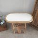 Salon rotin vintage et paravent