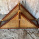 Table Basse Triangulaire Bambou Rotin + Plateaux Cannées Modèle Unique
