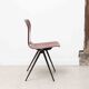 Chaise Galvanitas S22 acajou et pied marron