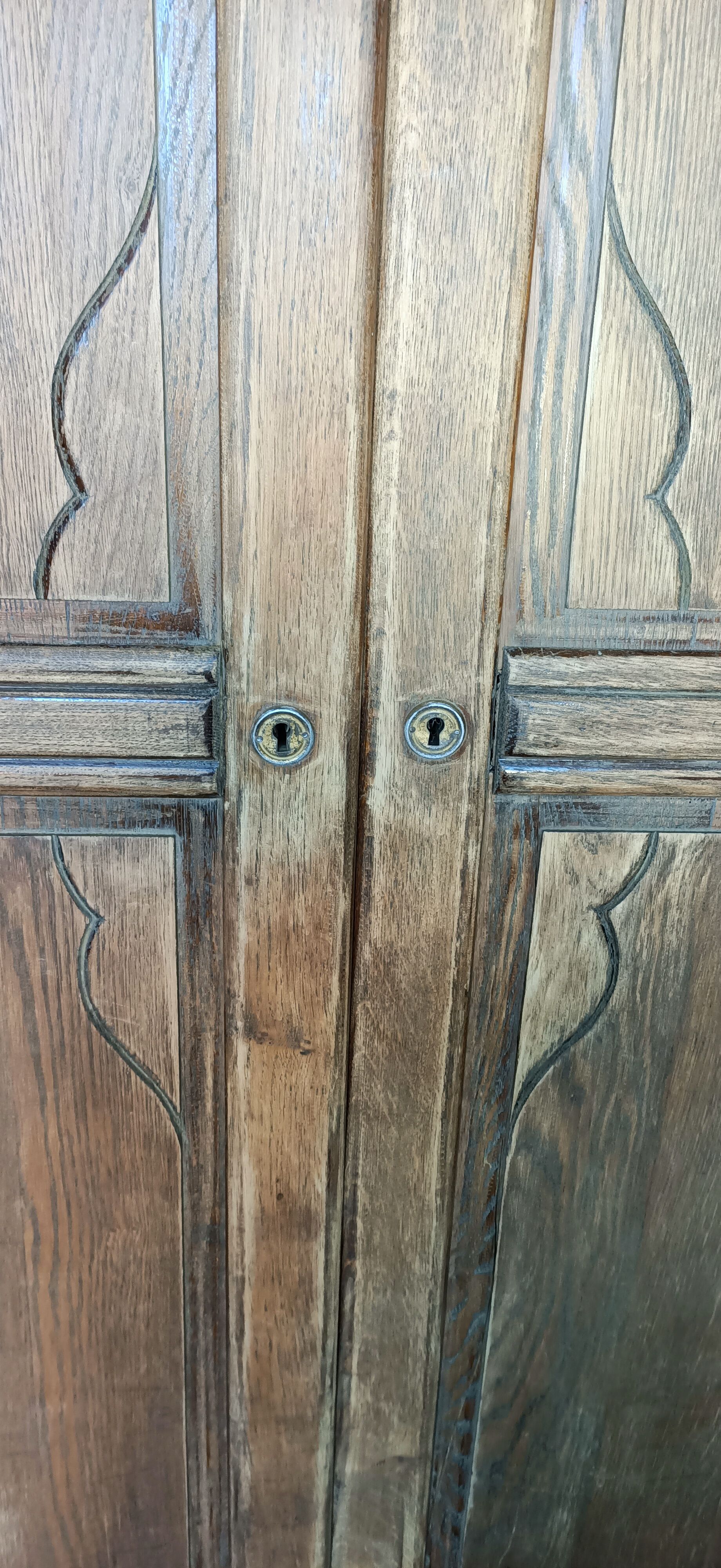 2 antique closet doors