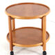 Danish Trolley with Removable Tray - teak