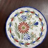Assiette déco en faïence henriot quimper hb