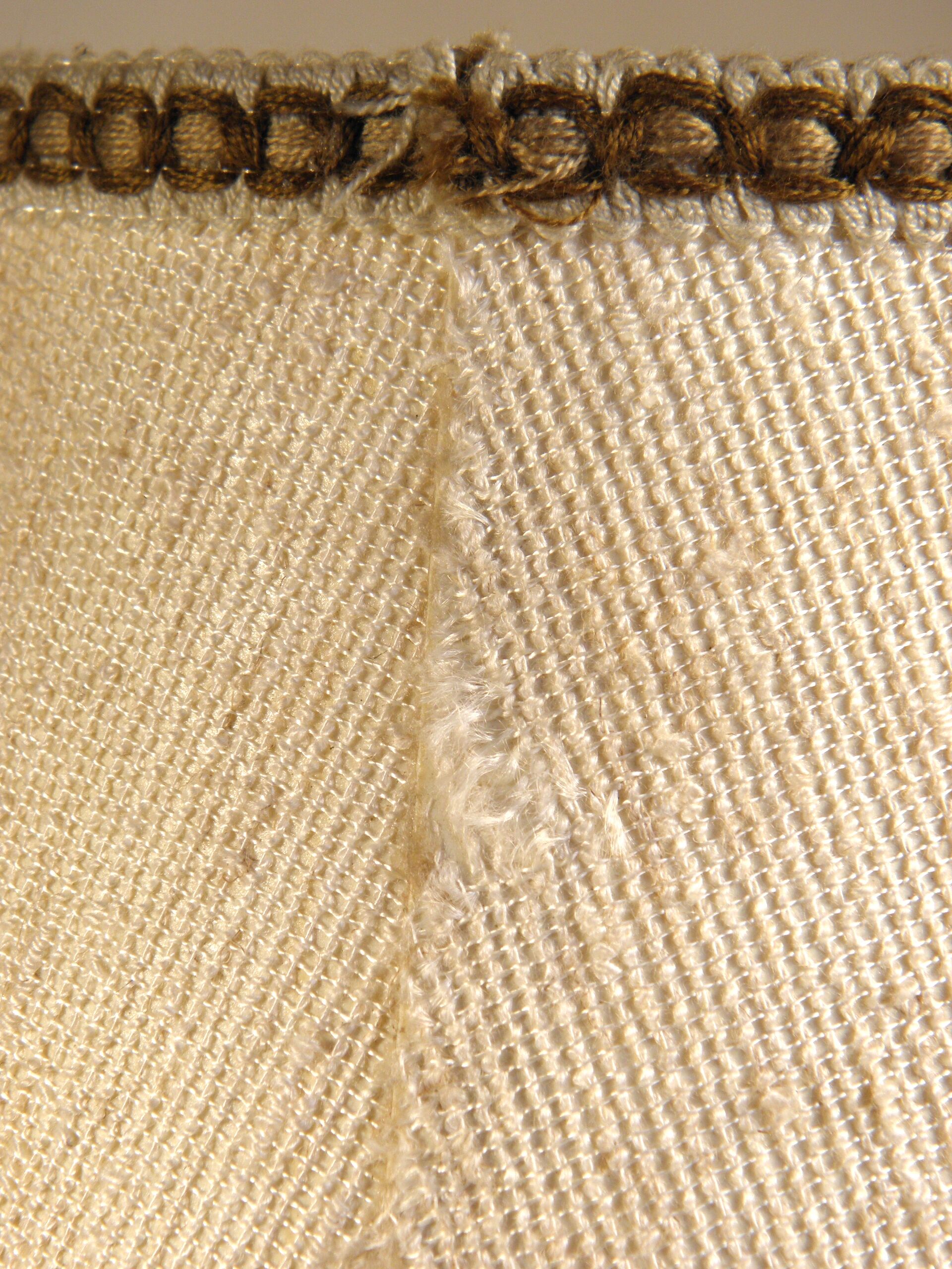 Lampe en grès et tissu  1970