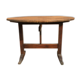 rustic winemaker's table