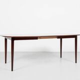 Midcentury Danish oval dining table in rosewood 1960s - with 2 extensions