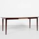 Midcentury Danish oval dining table in rosewood 1960s - with 2 extensions