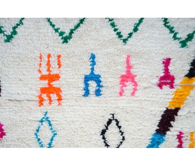 Colorful Berber carpet 296x186cm