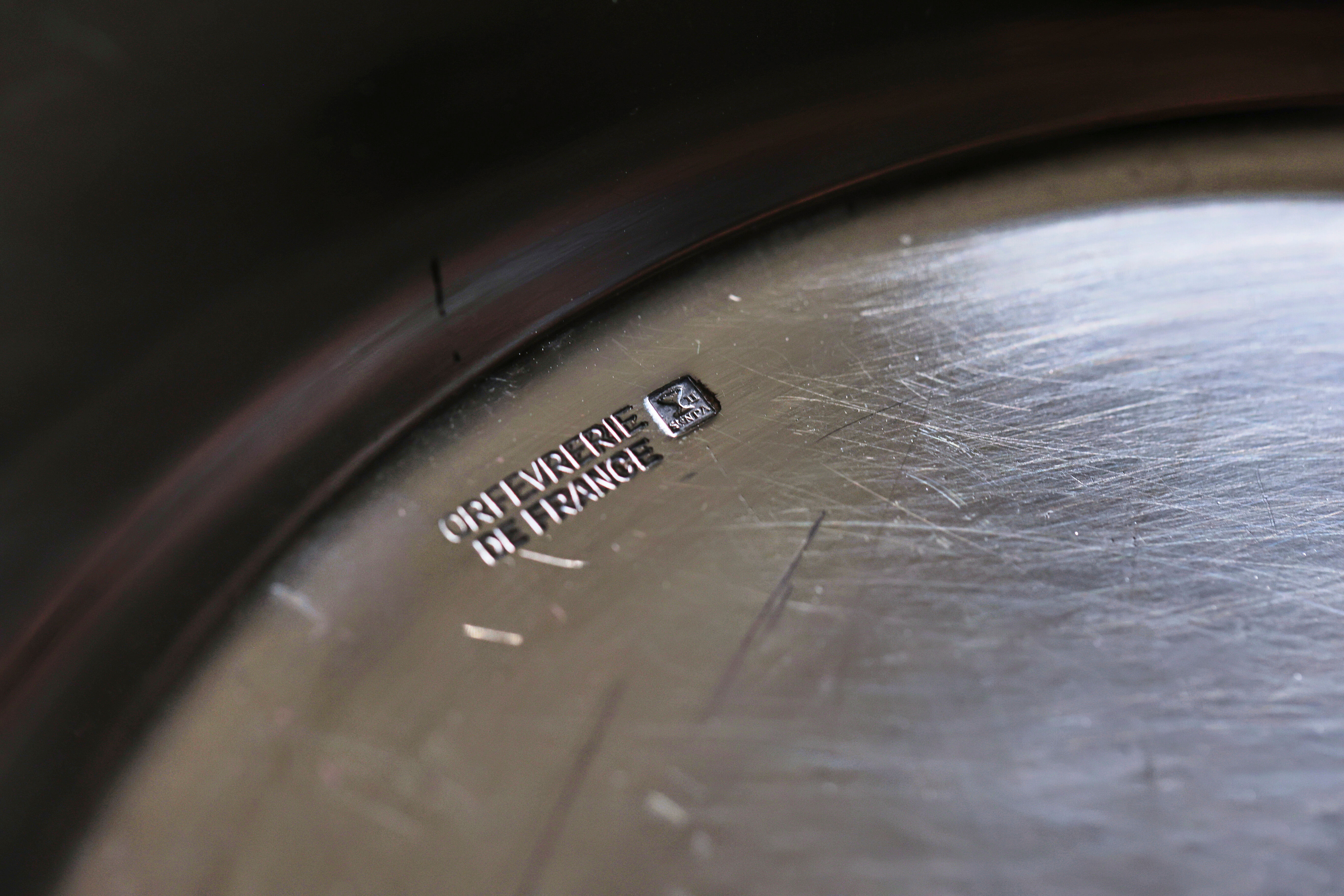 Goldsmith of France plate in silver plated copper