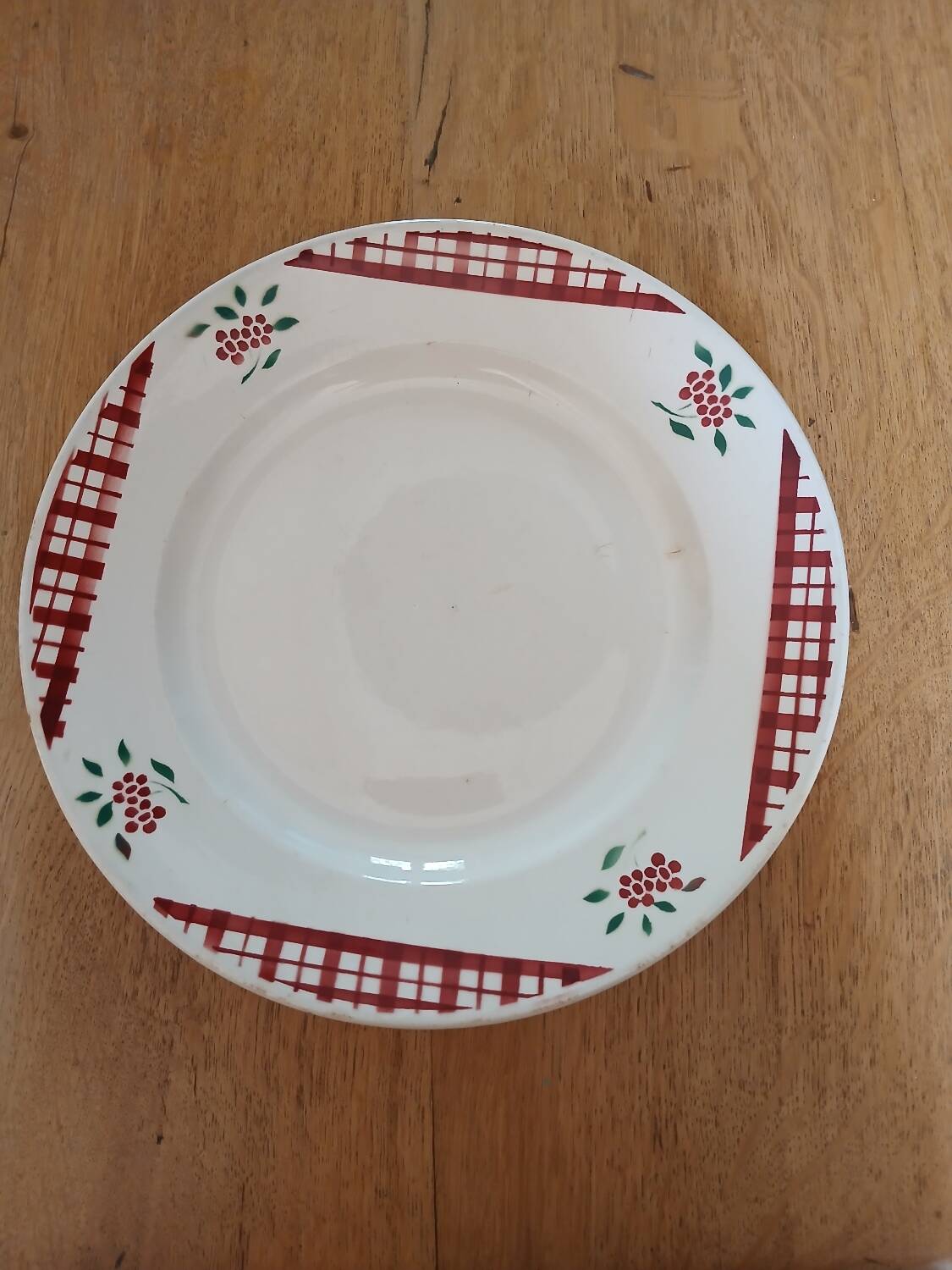 2 old dishes Digoin and Sarreguemines