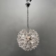 Murano Glass Flower Chandeliers by Paolo Venini for Veart, 1960s