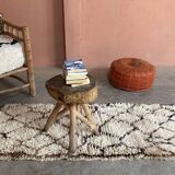 Azilal beige Berber rug - 174 x 72 cm