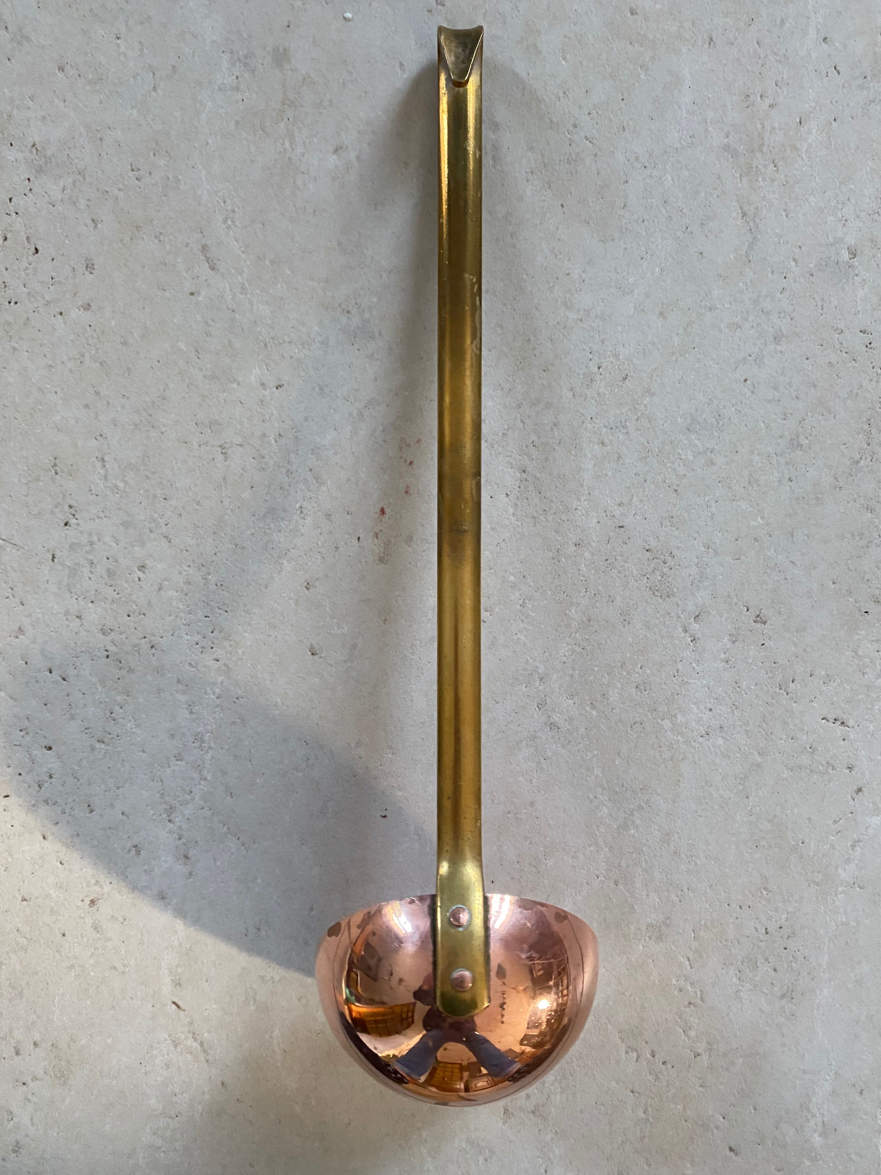 Vintage copper ladle