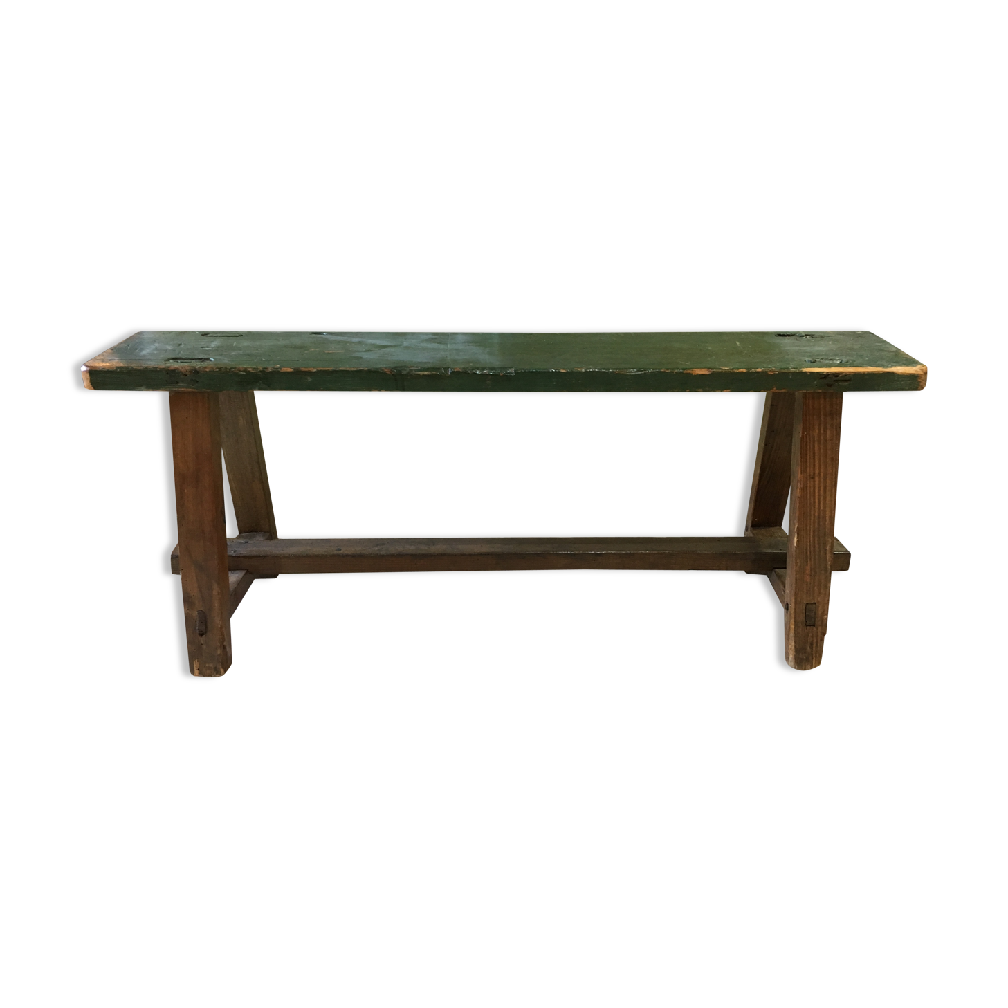 Wooden bench