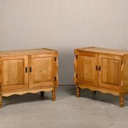 Danish Mid-Century Henning Kjærnulf Oak Bedside Cabinets or Sideboards
