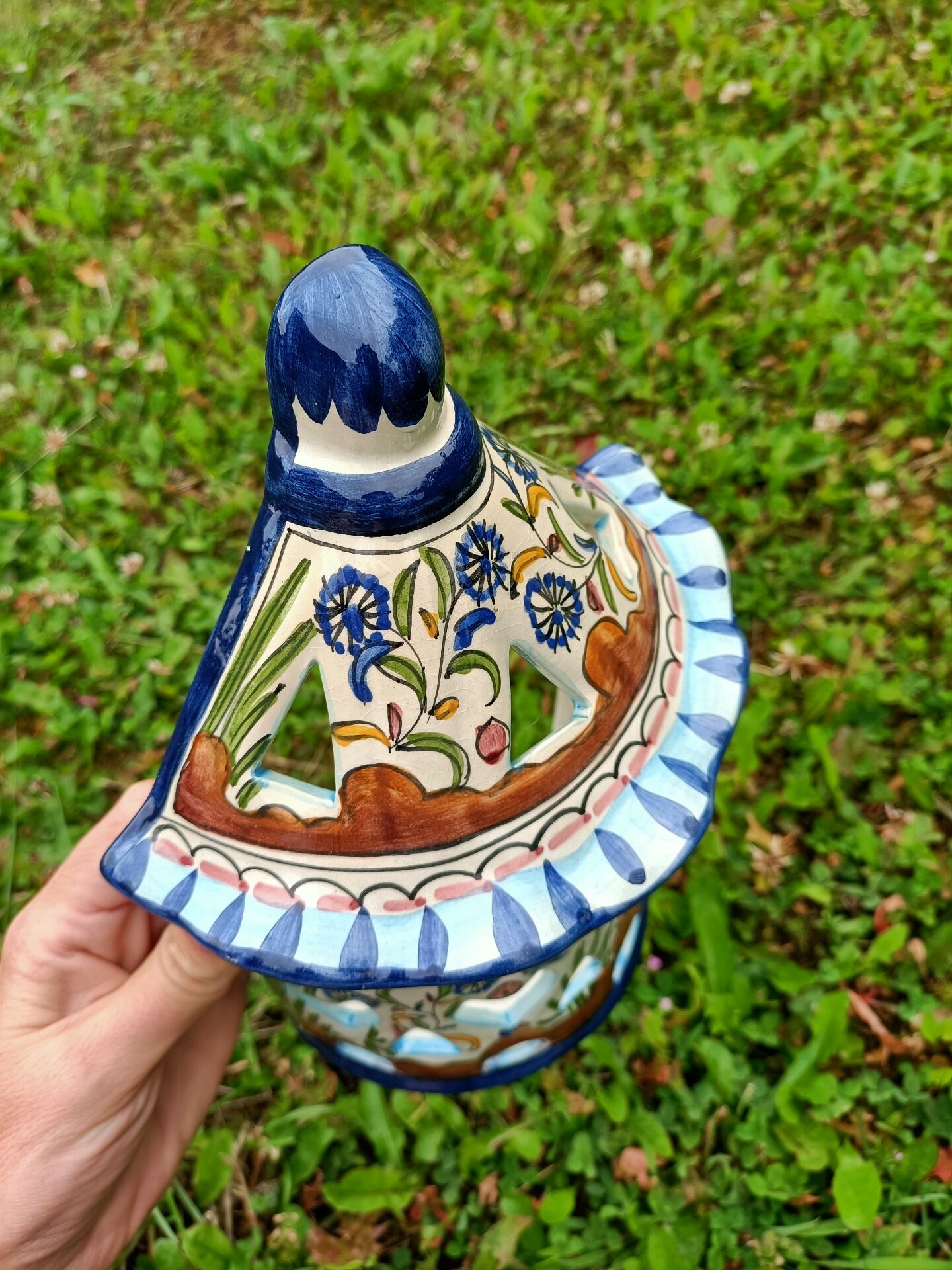 Retro wall sconces pottery Portugal 💐