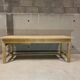 Large farmhouse table in solid wood – sturdy and welcoming