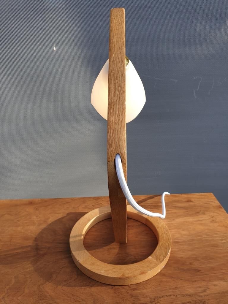 Scandinavian snowdrop design table lamp