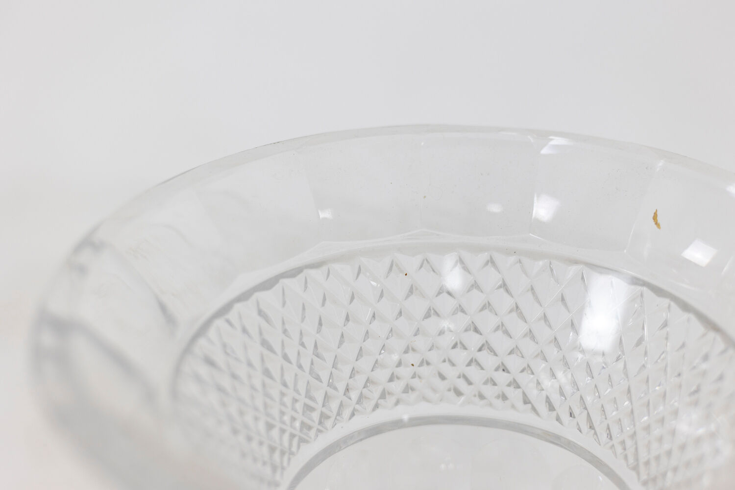 Medici-shaped crystal vase, twentieth century