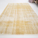 Tapis turc jaune 189x93