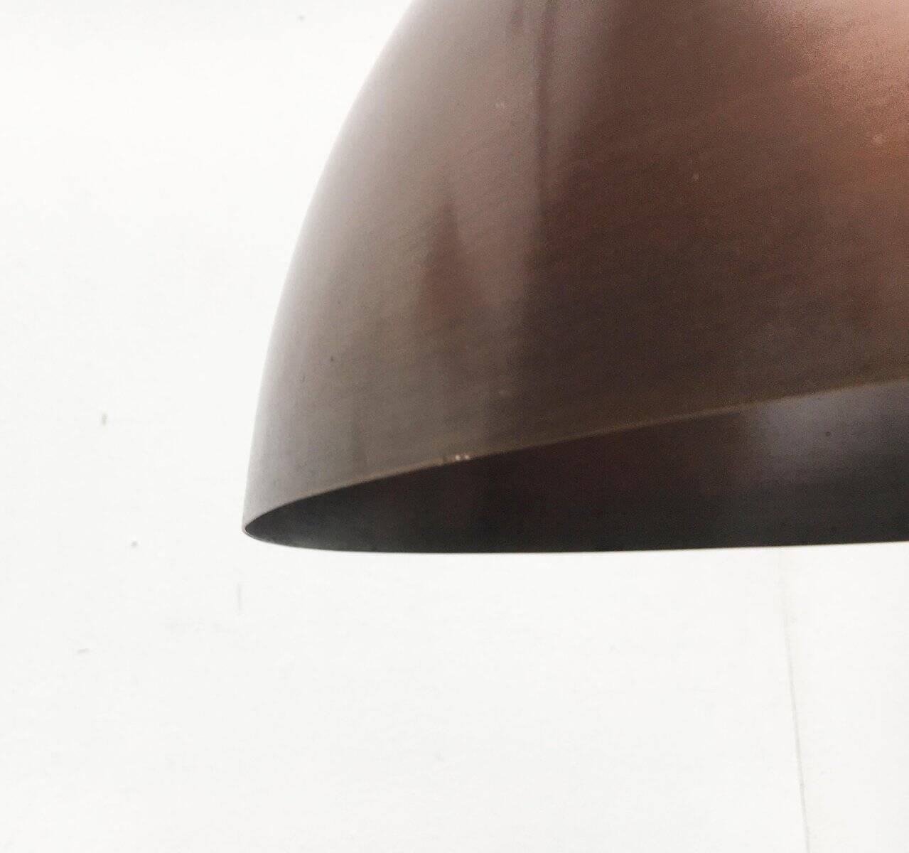 Mid-century copper dome pendant