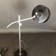 Lampe de table en métal italien vintage et nickelé des années 50