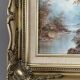 Signed oil painting - landscape - irène cafieri