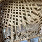 Rattan floor chair - deckchair