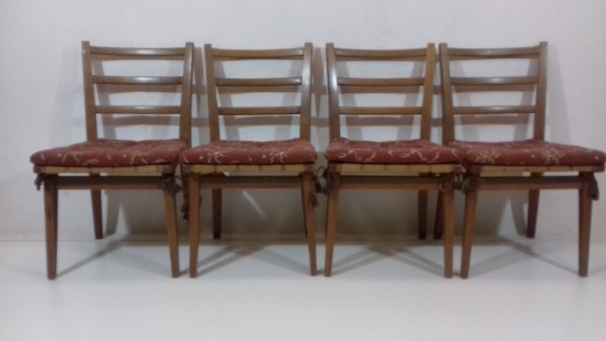 Set of four dining chairs by Jan Vaněk,  1955