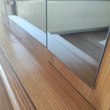 Vintage chest of drawers with triptych mirror, 60's
