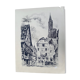 Strasbourg, original Indian ink wash drawing by Jean Villette (1913-2005)